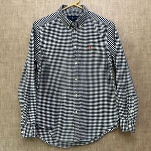 Boys Ralph Lauren Navy & white Boys' Gingham button up